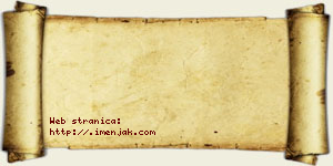 Andreja Bjelan vizit kartica